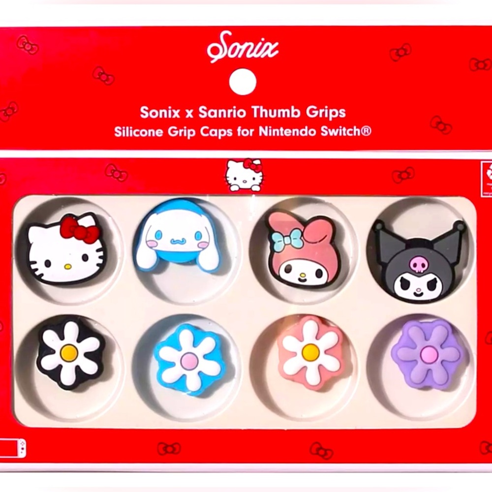 Hello Kitty & Friends Thumb Grips for Nintendo Switch - 8 pcs